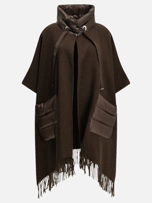 Capes Solid colour  Brown - Herno Women | PDP | VIETTI Online Store 
