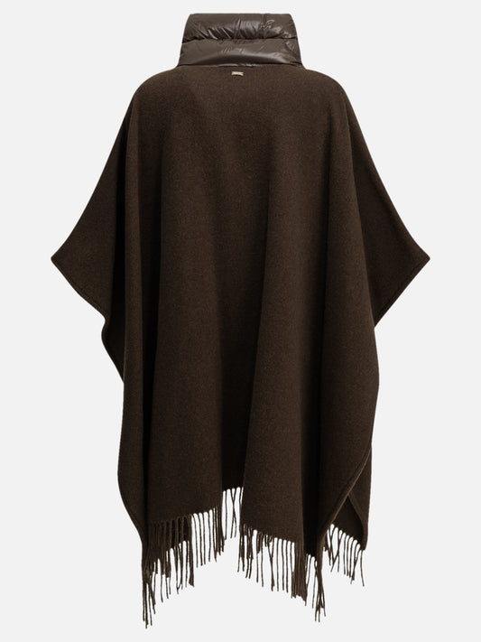 Capes Solid colour  Brown - Herno Women | PDP | VIETTI Online Store | 2
