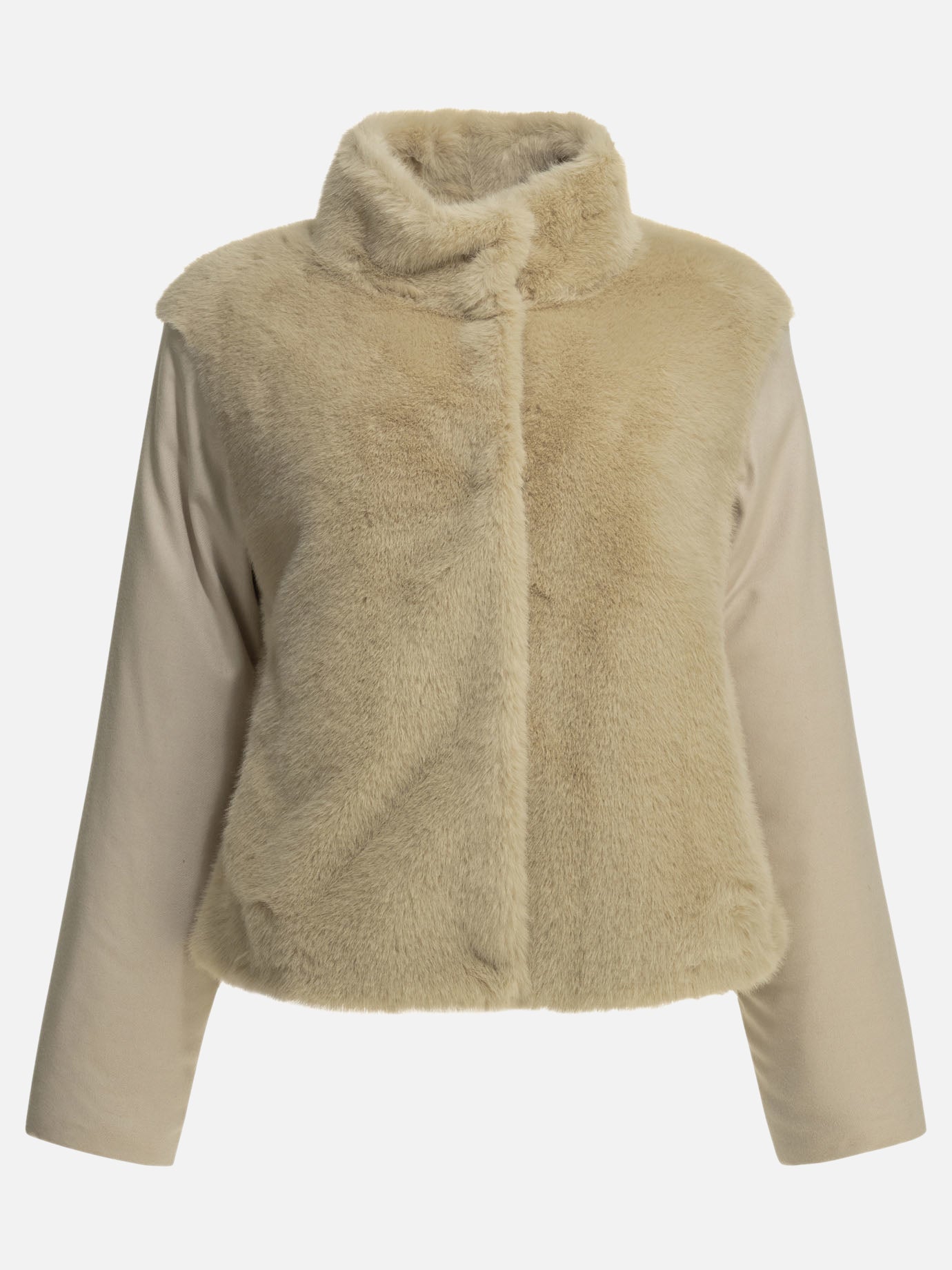Short coats Solid colour  Beige - Herno Women | PDP | VIETTI Online Store | thumbnail