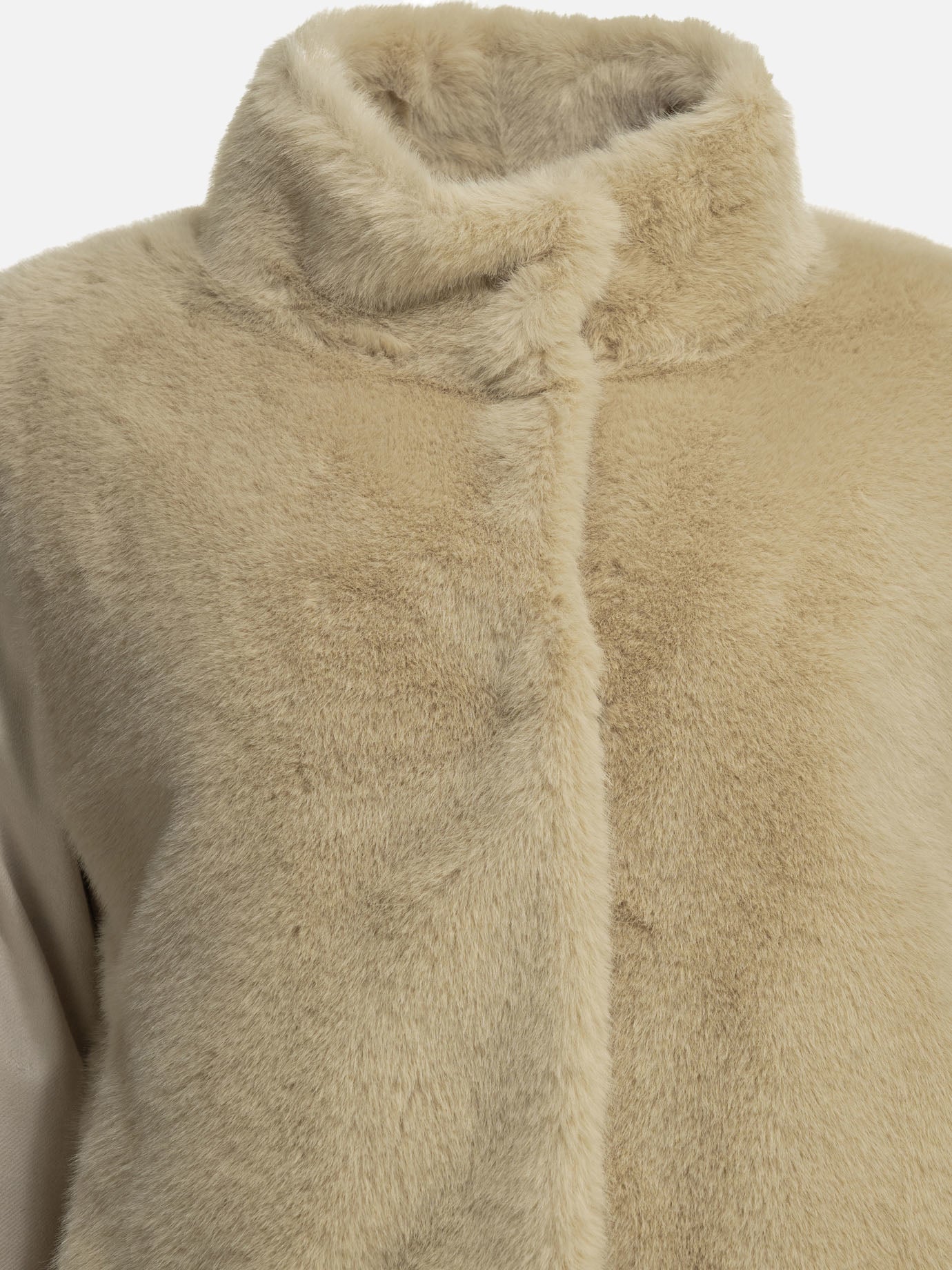 Short coats Solid colour  Beige - Herno Women | PDP | VIETTI Online Store | Zoom-Modal_3
