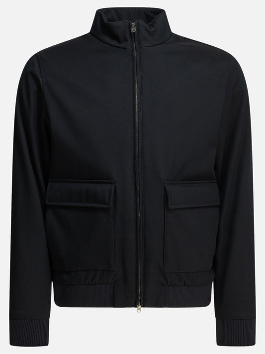 Bomber jackets Solid colour  Blue - Herno Men | PLP | VIETTI Online Store 
