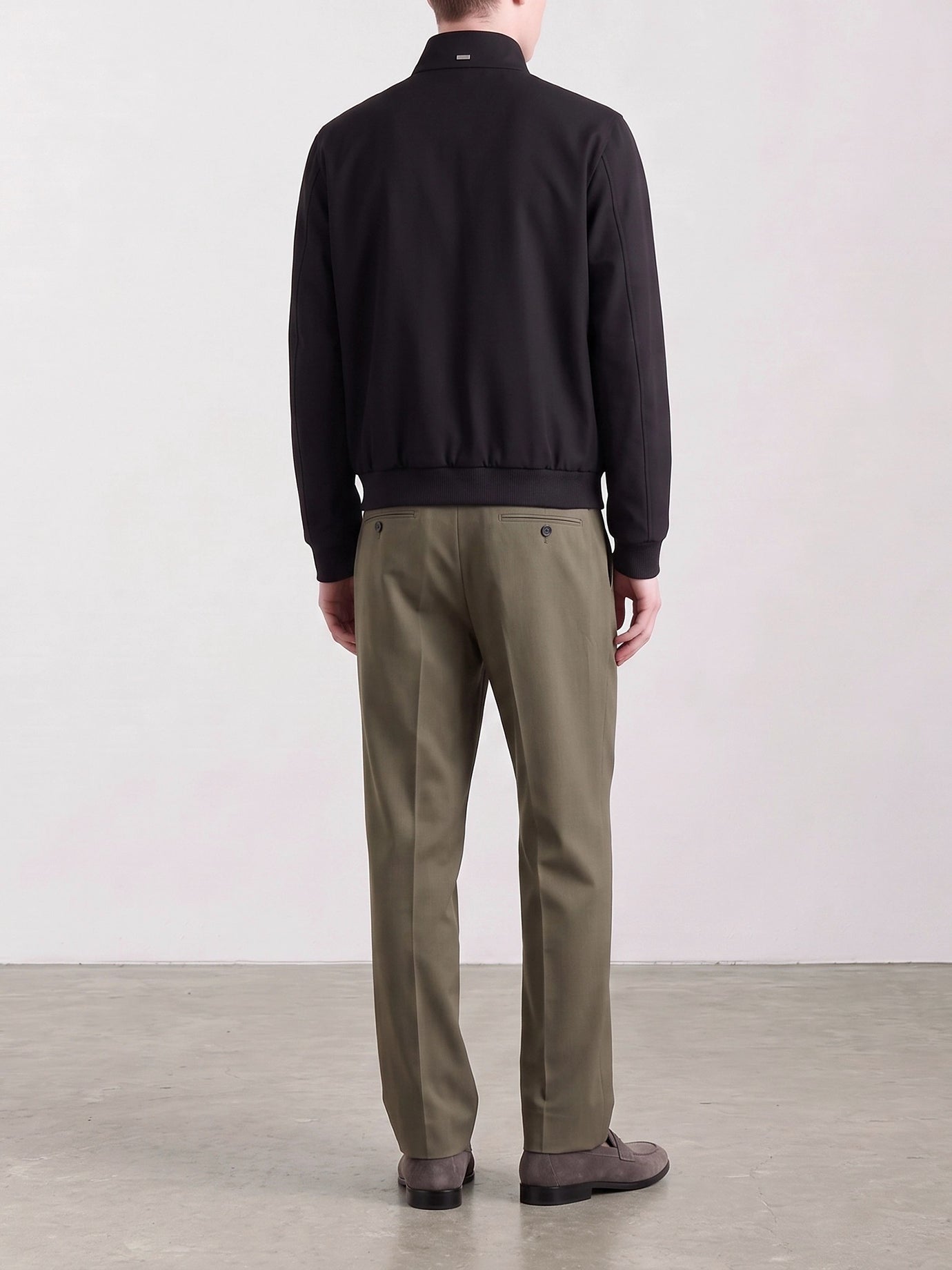 Bomber jackets Solid colour  Blue - Herno Men | PDP | VIETTI Online Store | Zoom-Modal_3
