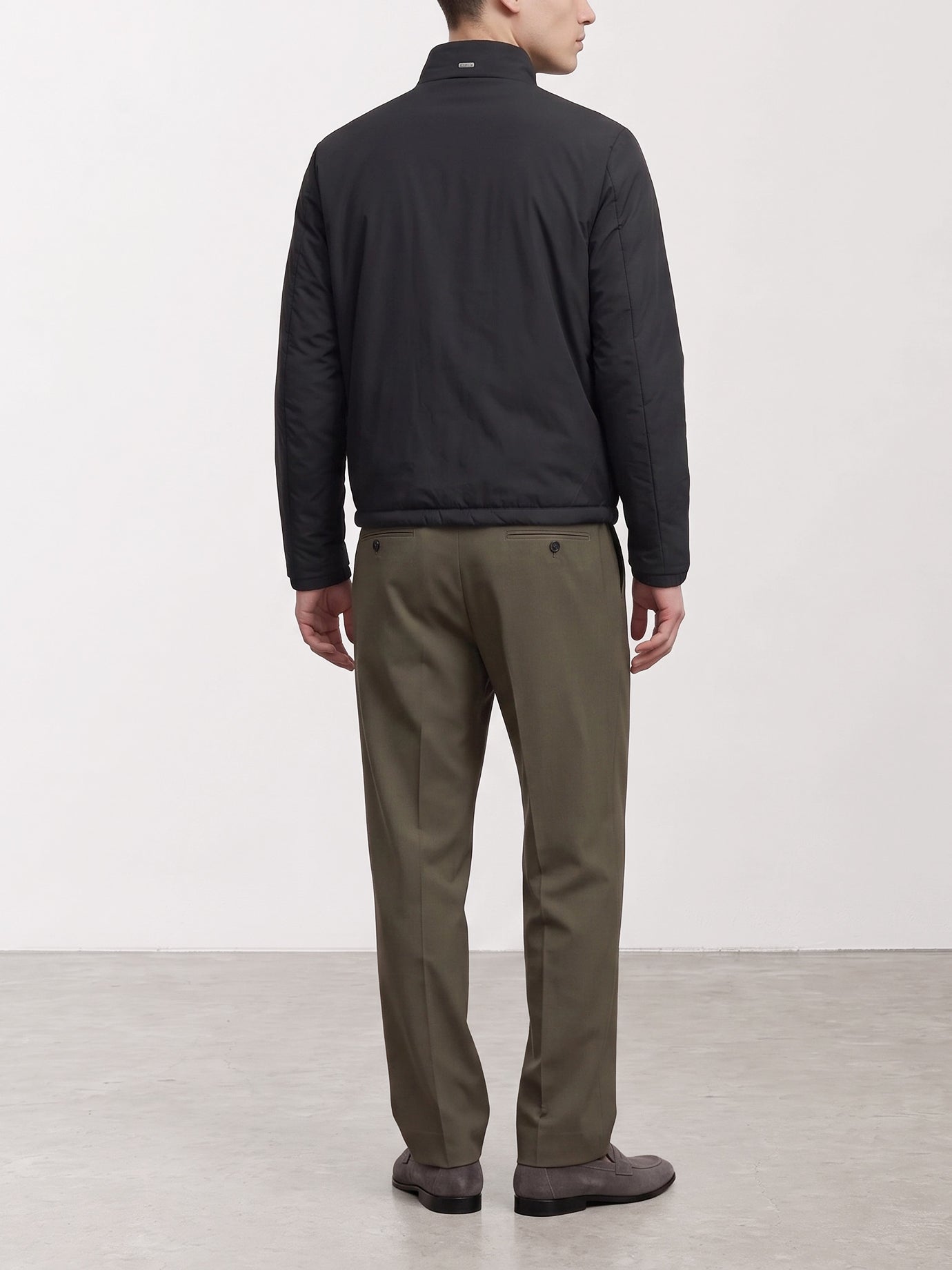 Quilted & Utility Jackets Solid colour  Blue - Herno Men | PDP | VIETTI Online Store | thumbnail_3