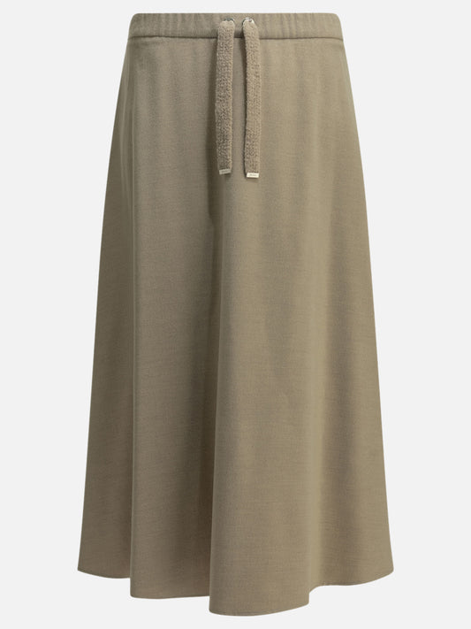 Herno "Resort" Long Skirt Beige

