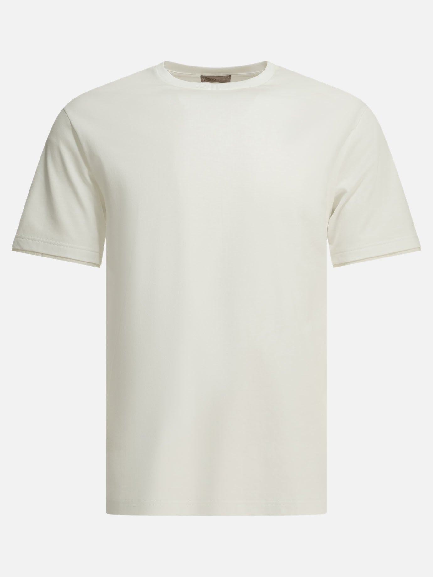 Crewneck t-shirts Solid colour  White - Herno Men | PDP | VIETTI Online Store | Zoom-Modal

