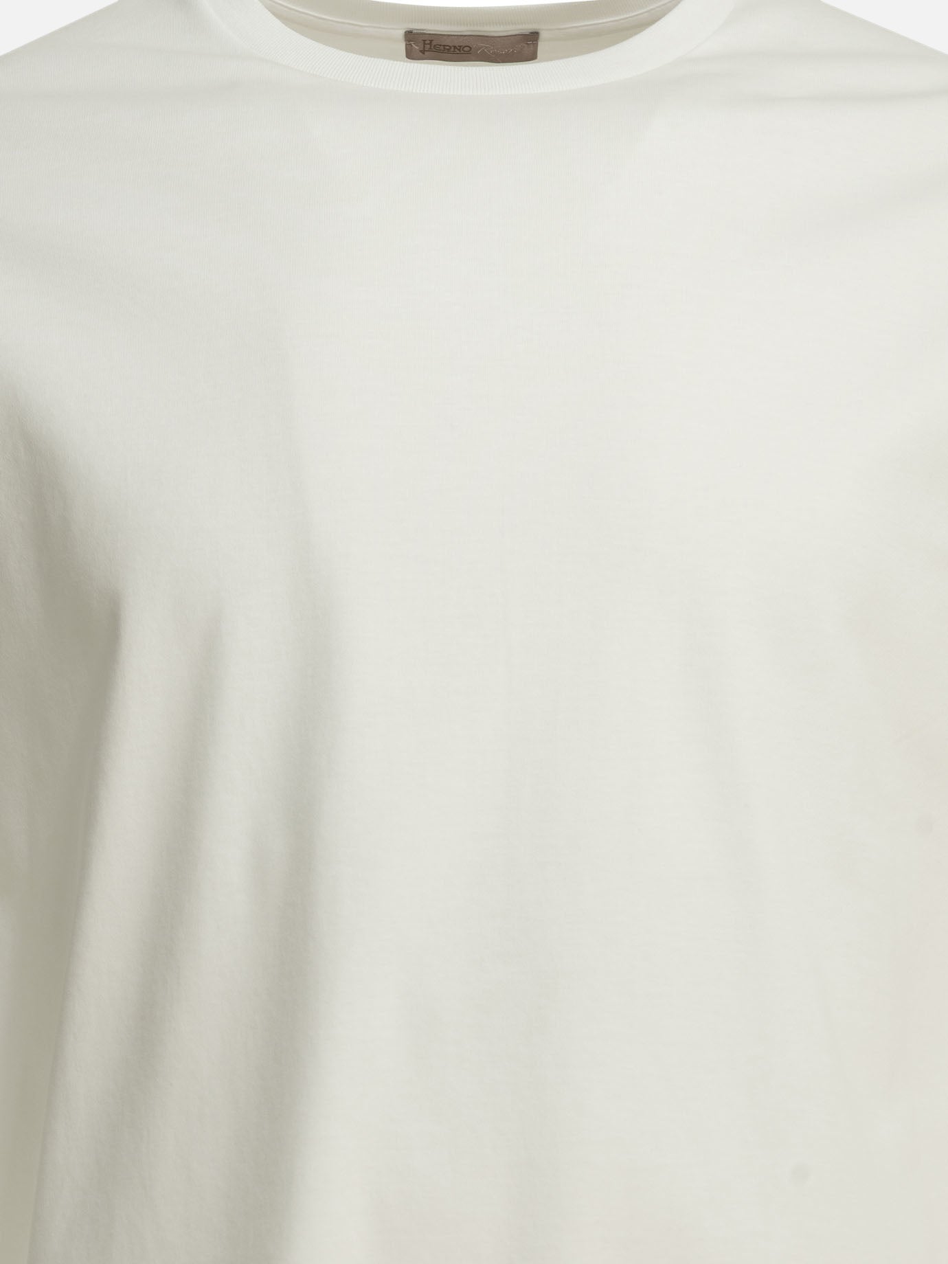 Crewneck t-shirts Solid colour  White - Herno Men | PDP | VIETTI Online Store | thumbnail_5