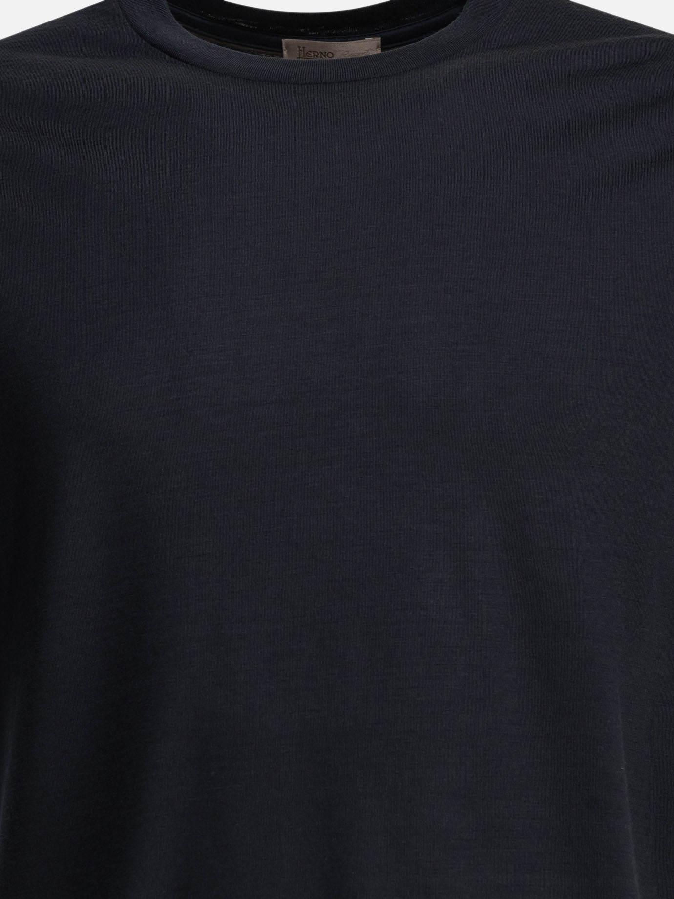 Crewneck t-shirts Solid colour  Blue - Herno Men | PDP | VIETTI Online Store | thumbnail_5