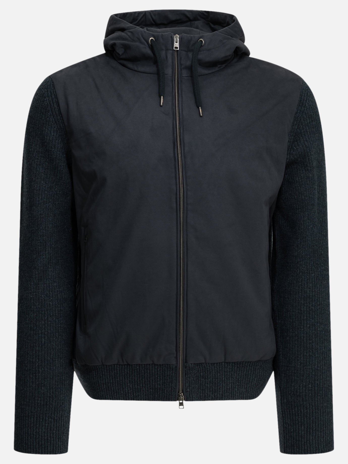 Quilted & Utility Jackets Solid colour  Blue - Herno Men | PDP | VIETTI Online Store | Zoom-Modal
