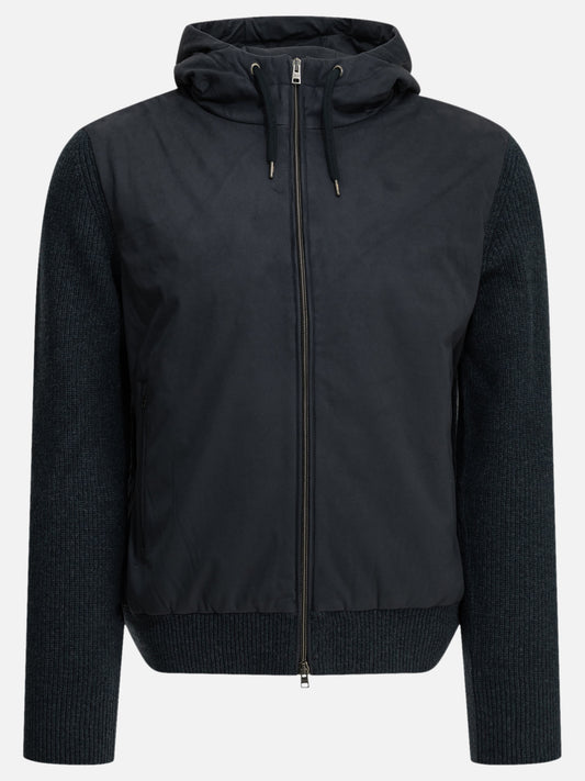 Quilted & Utility Jackets Solid colour  Blue - Herno Men | PLP | VIETTI Online Store 
