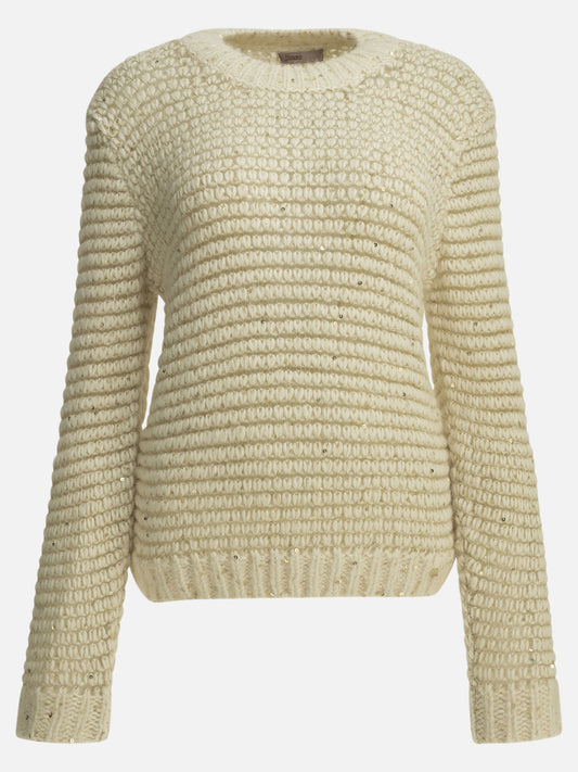 Crewneck sweaters Solid colour  White - Herno Women | PDP | VIETTI Online Store 

