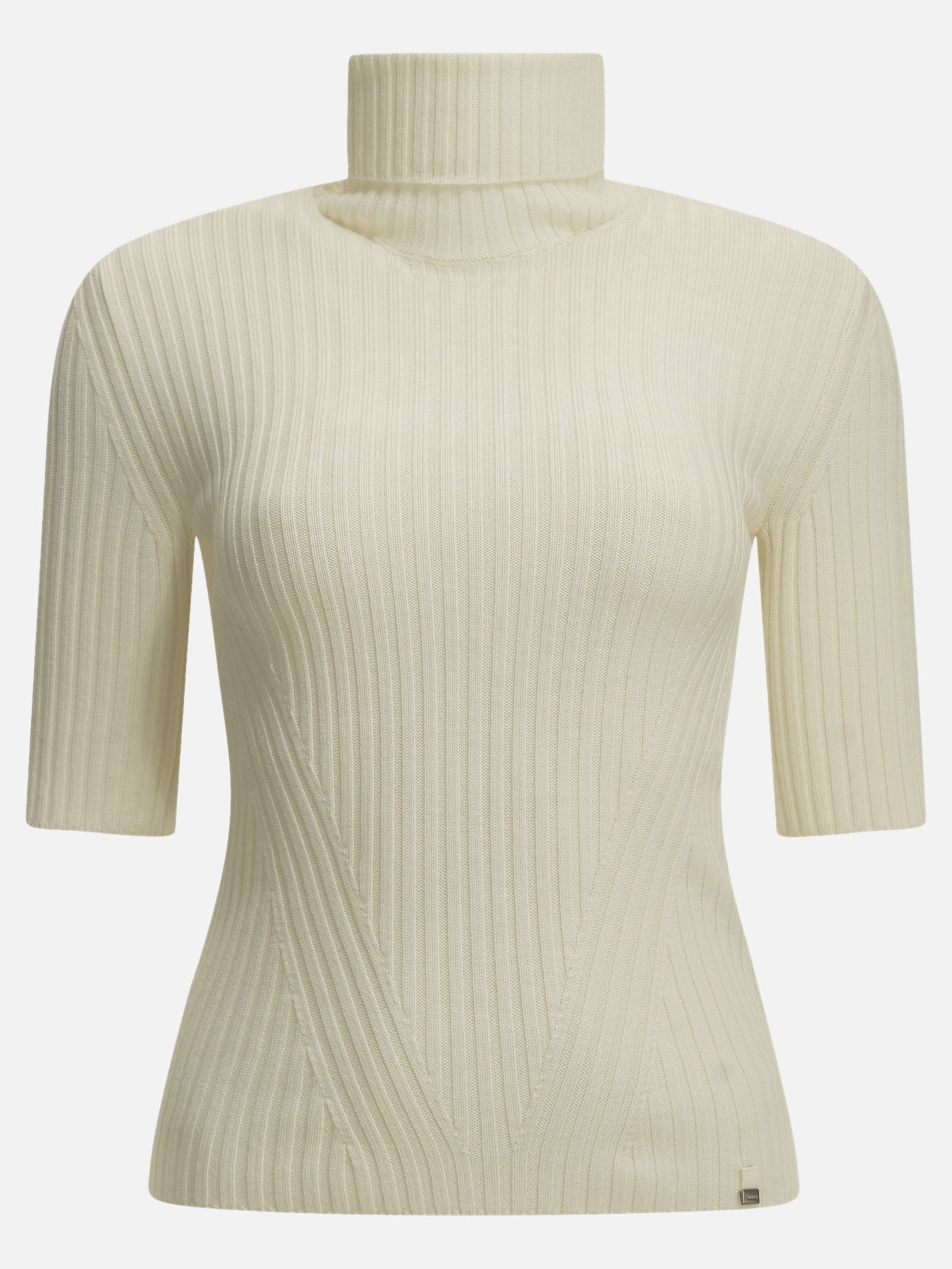 Herno Wool Turtleneck Sweater White

