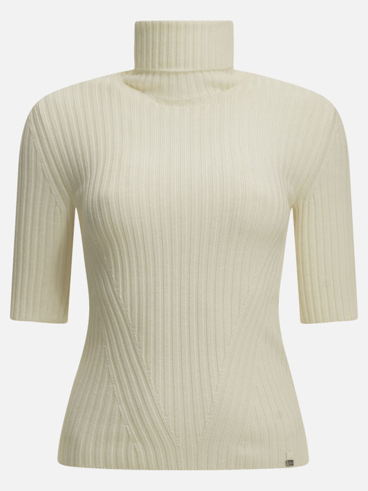 Herno Wool Turtleneck Sweater White

