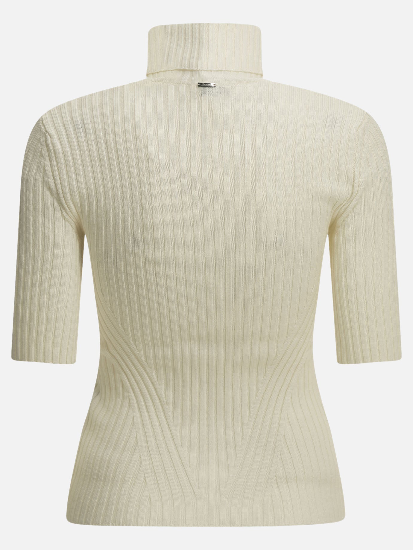 Herno Wool Turtleneck Sweater White - VIETTI