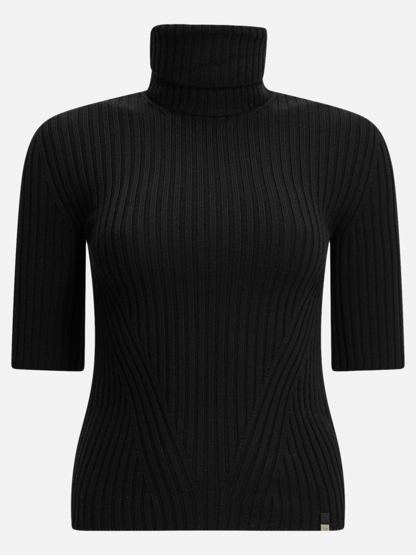 Herno Wool Turtleneck Sweater Black - VIETTI