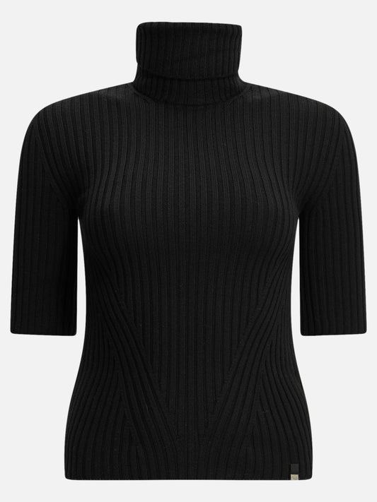 Herno Wool Turtleneck Sweater Black

