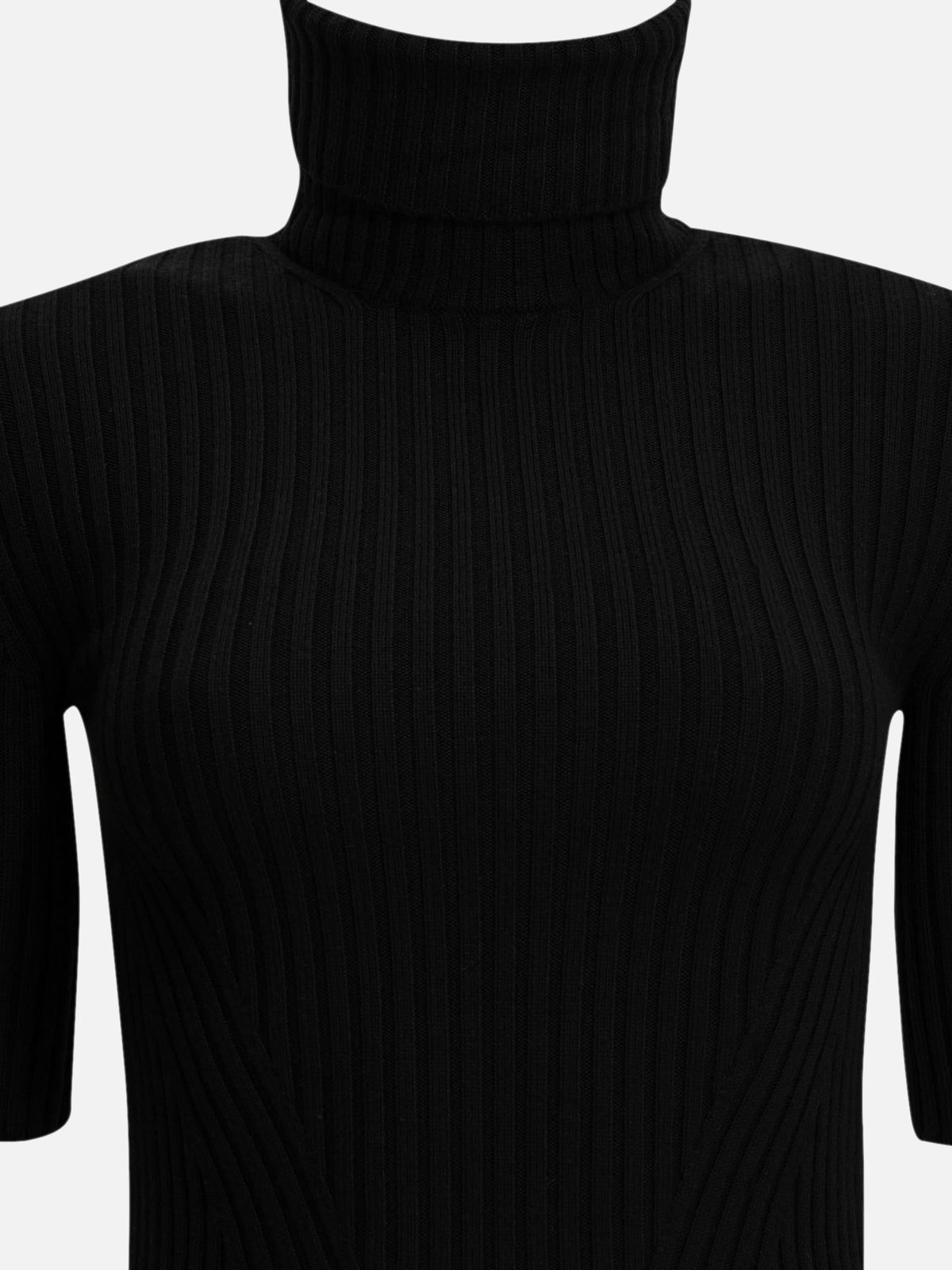 Herno Wool Turtleneck Sweater Black - VIETTI