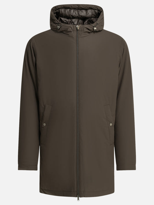 Down coats Solid colour  Brown - Herno Men | PLP | VIETTI Online Store 

