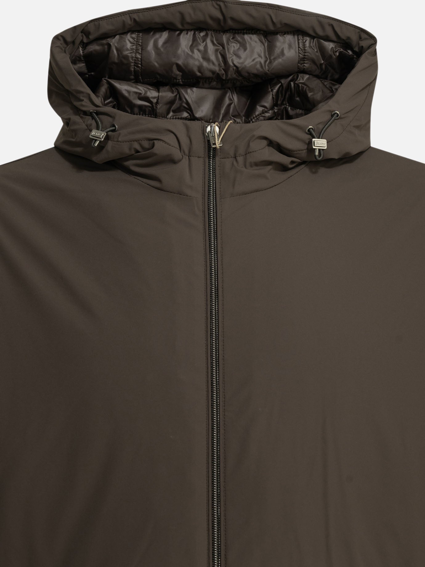 Down coats Solid colour  Brown - Herno Men | PDP | VIETTI Online Store | thumbnail_5