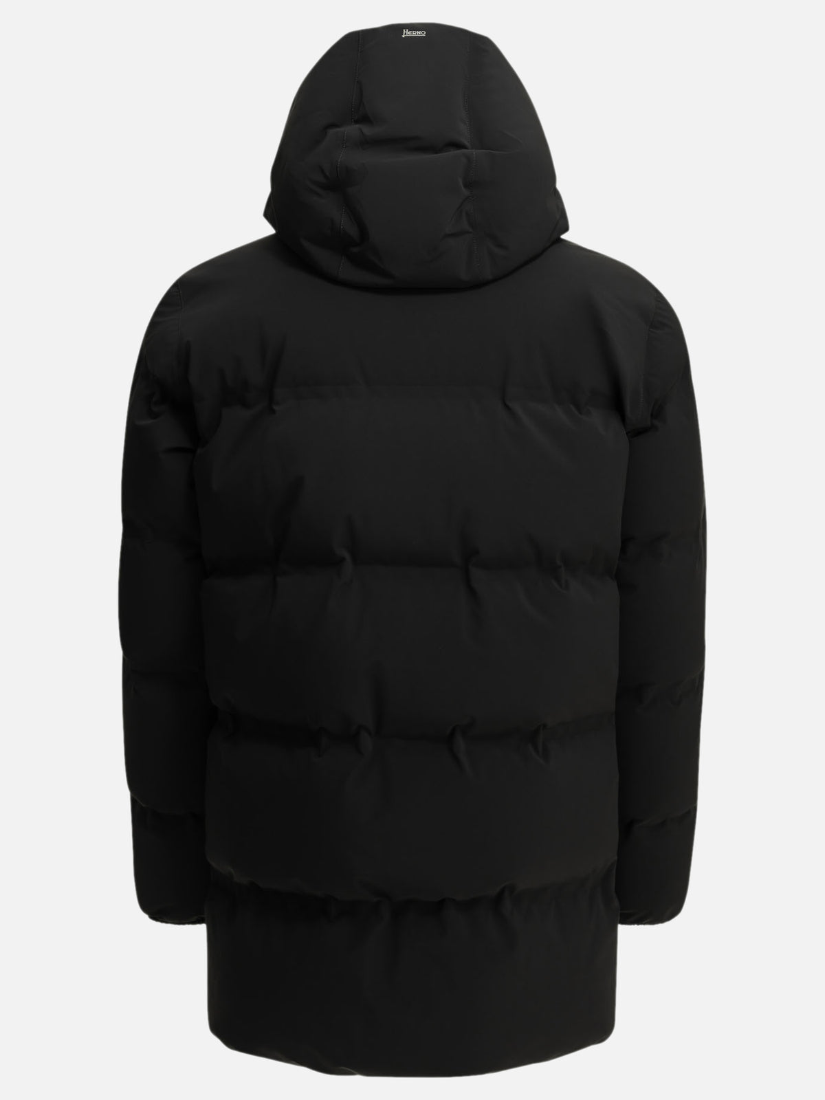 Herno Long Down Jacket in "New Impact" Black - VIETTI