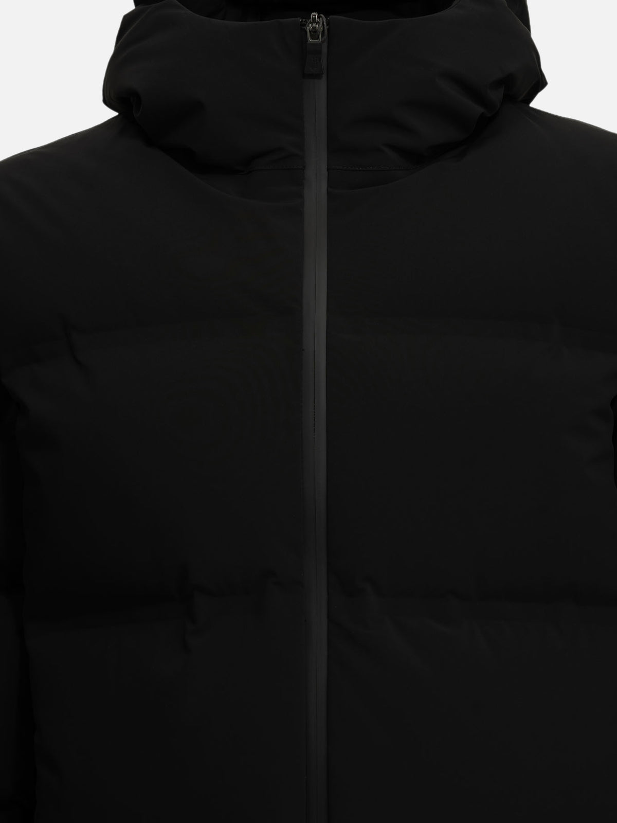 Herno Long Down Jacket in "New Impact" Black