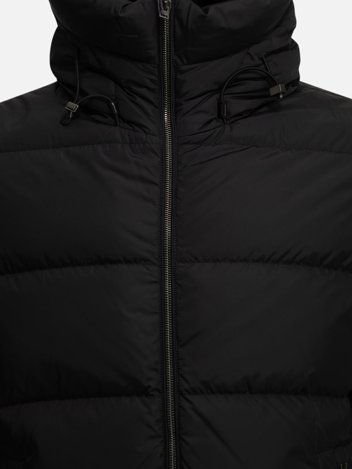 Herno Short nylon down jacket Black