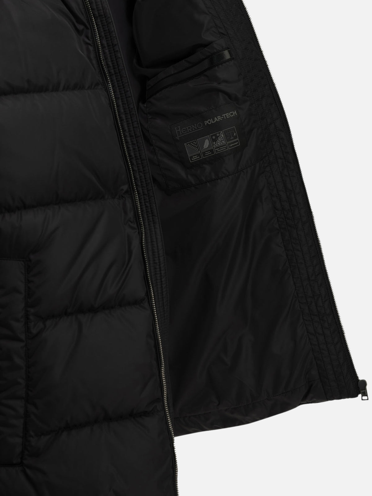 Herno Short nylon down jacket Black