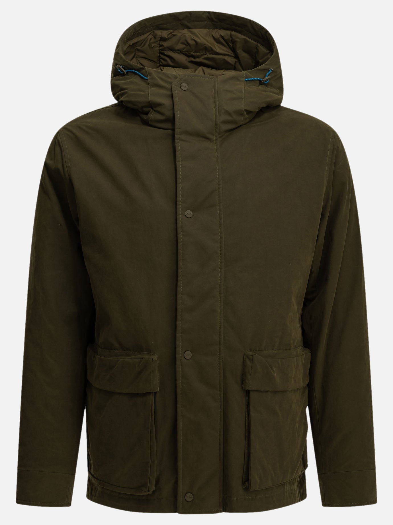 Parkas Solid colour  Green - Herno Men | PDP | VIETTI Online Store | Zoom-Modal
