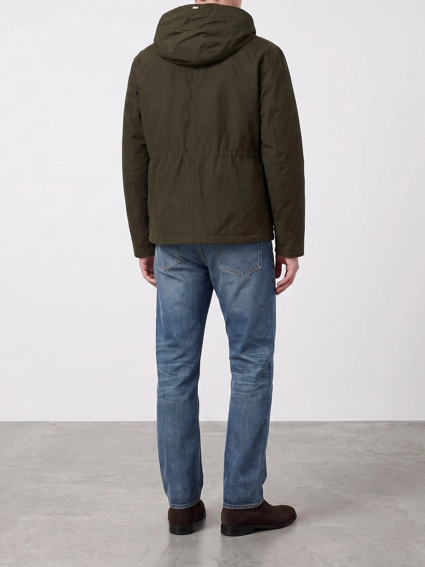 Parkas Solid colour  Green - Herno Men | PDP | VIETTI Online Store | thumbnail_3