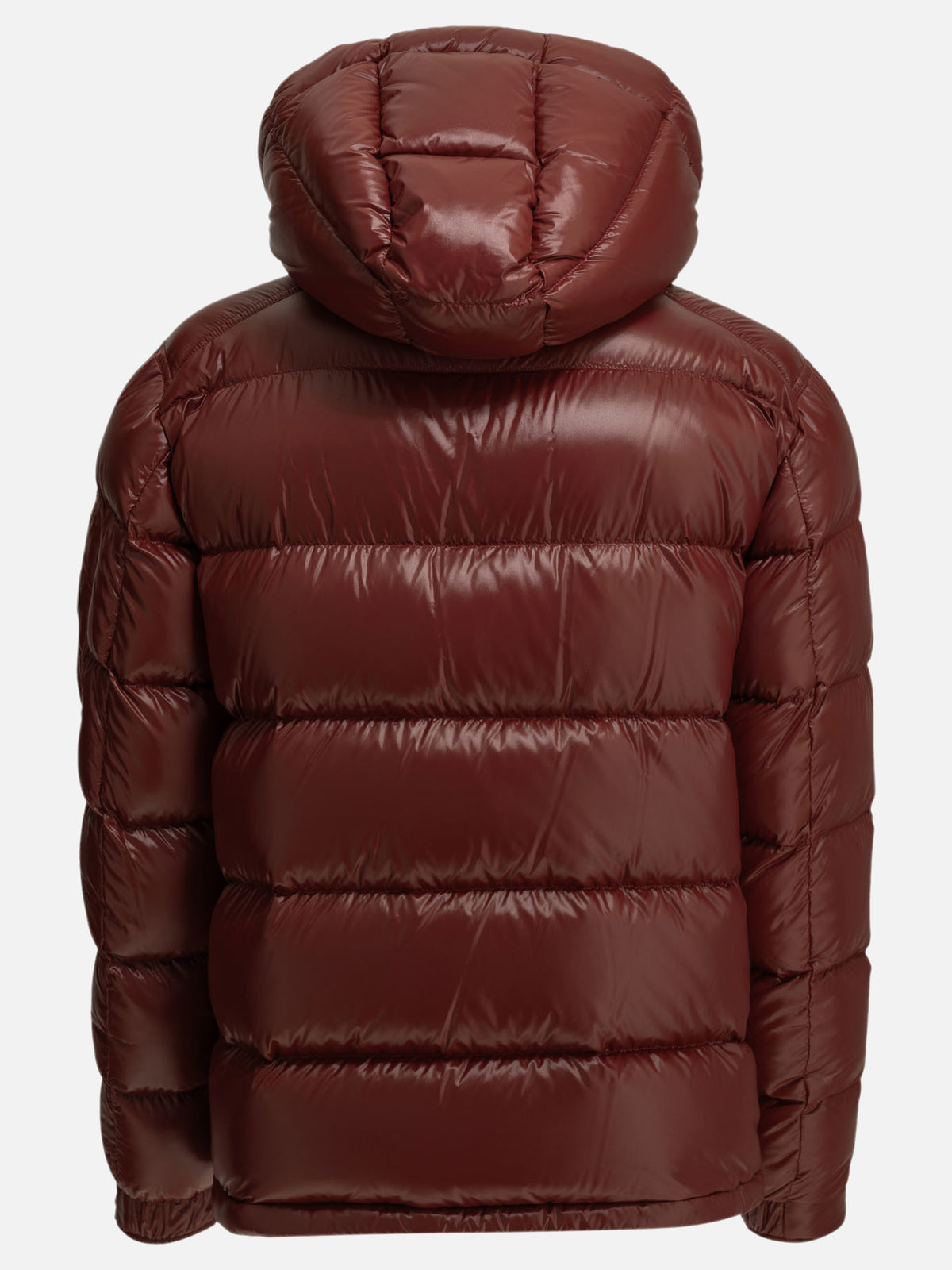 Herno Short down jacket with logo Red

