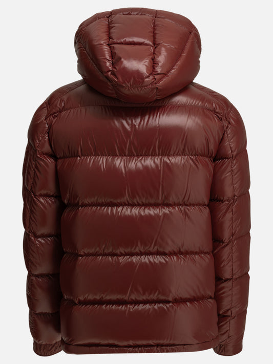 Herno Short down jacket with logo Red

