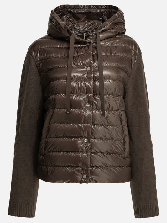 Down jackets Solid colour  Brown - Herno Women | PLP | VIETTI Online Store 
