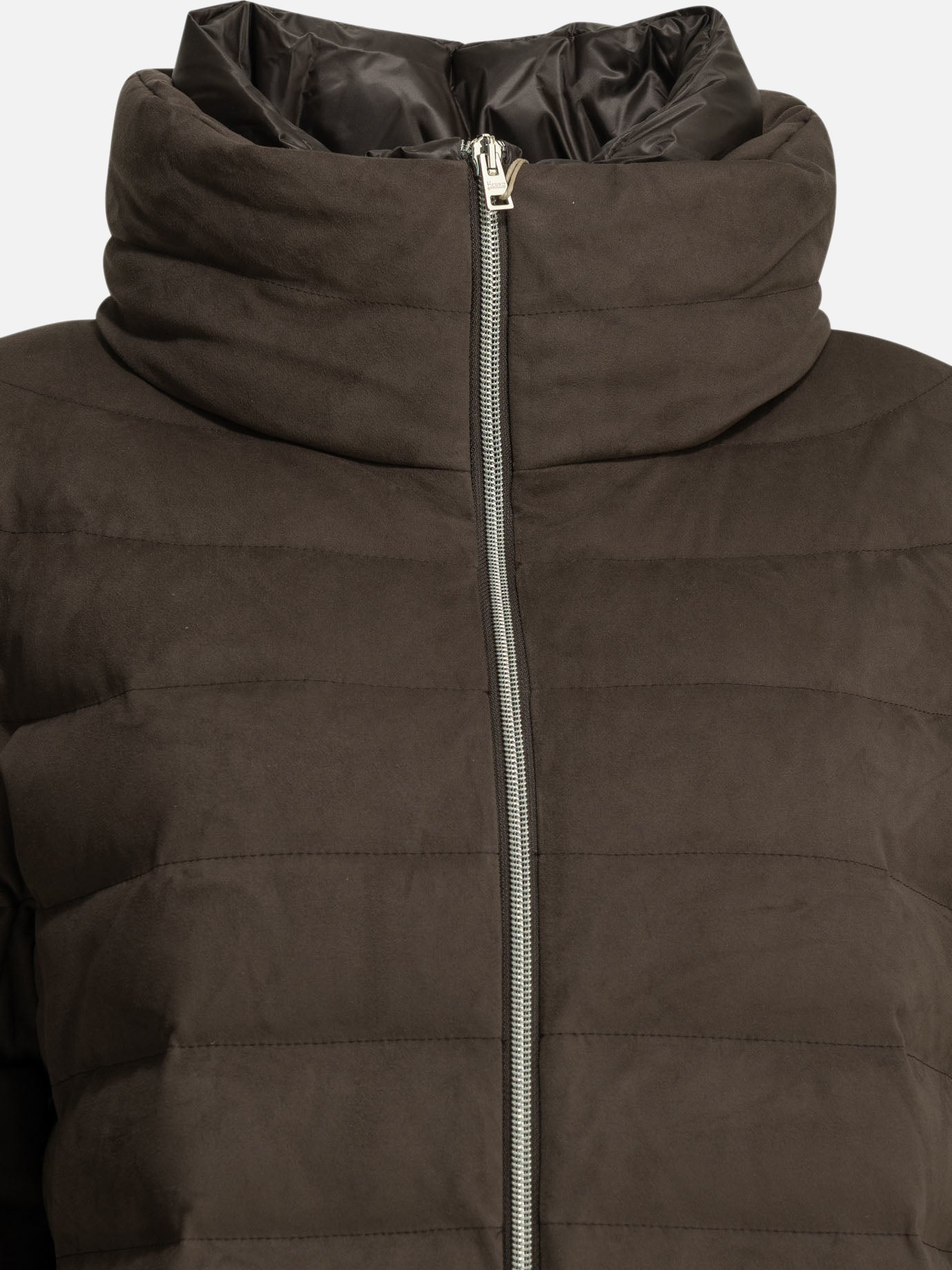 Down jackets Solid colour  Brown - Herno Women | PDP | VIETTI Online Store | thumbnail_3