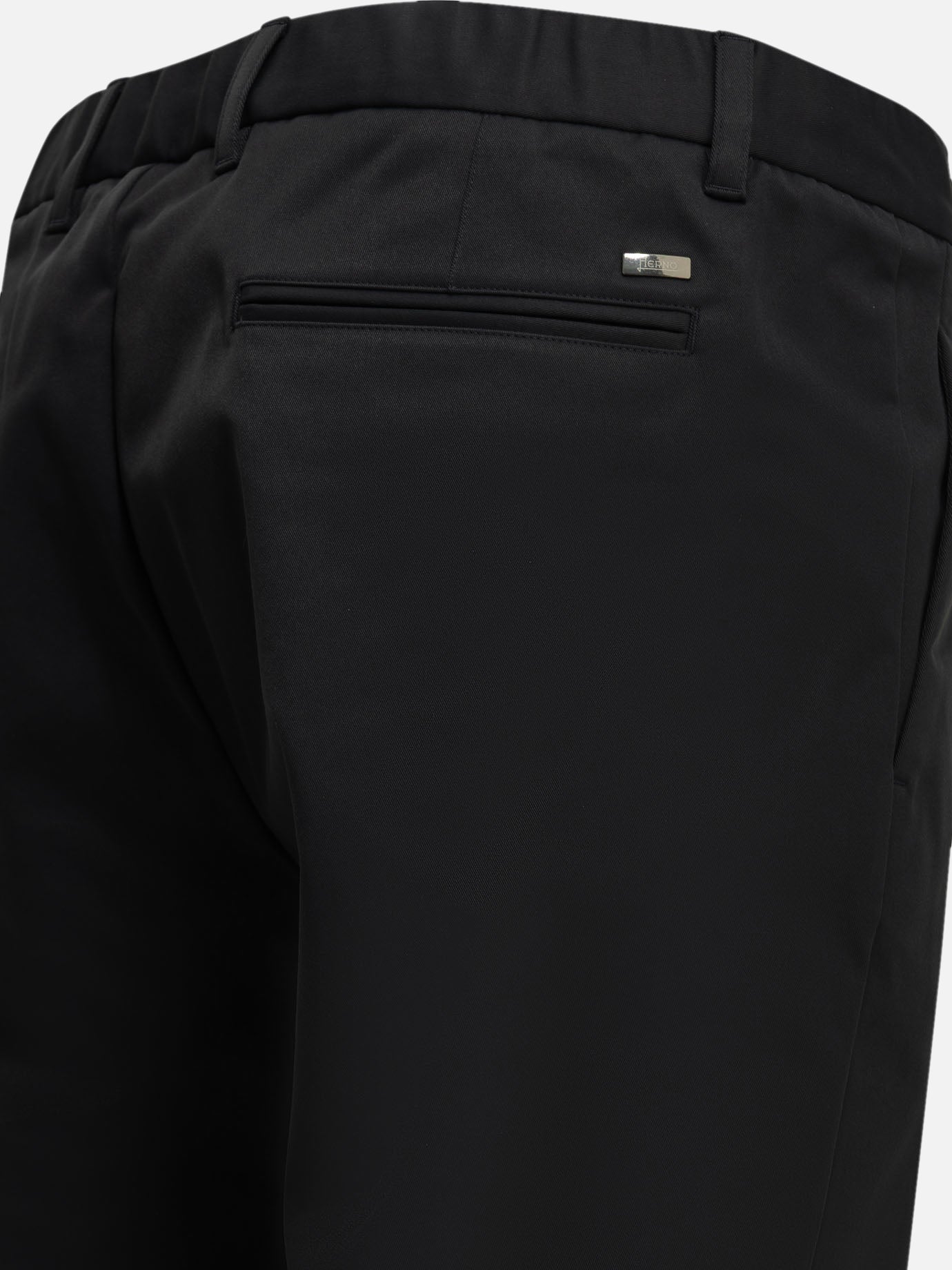 Leisure trousers Solid colour  Blue - Herno Men | PDP | VIETTI Online Store | thumbnail_4