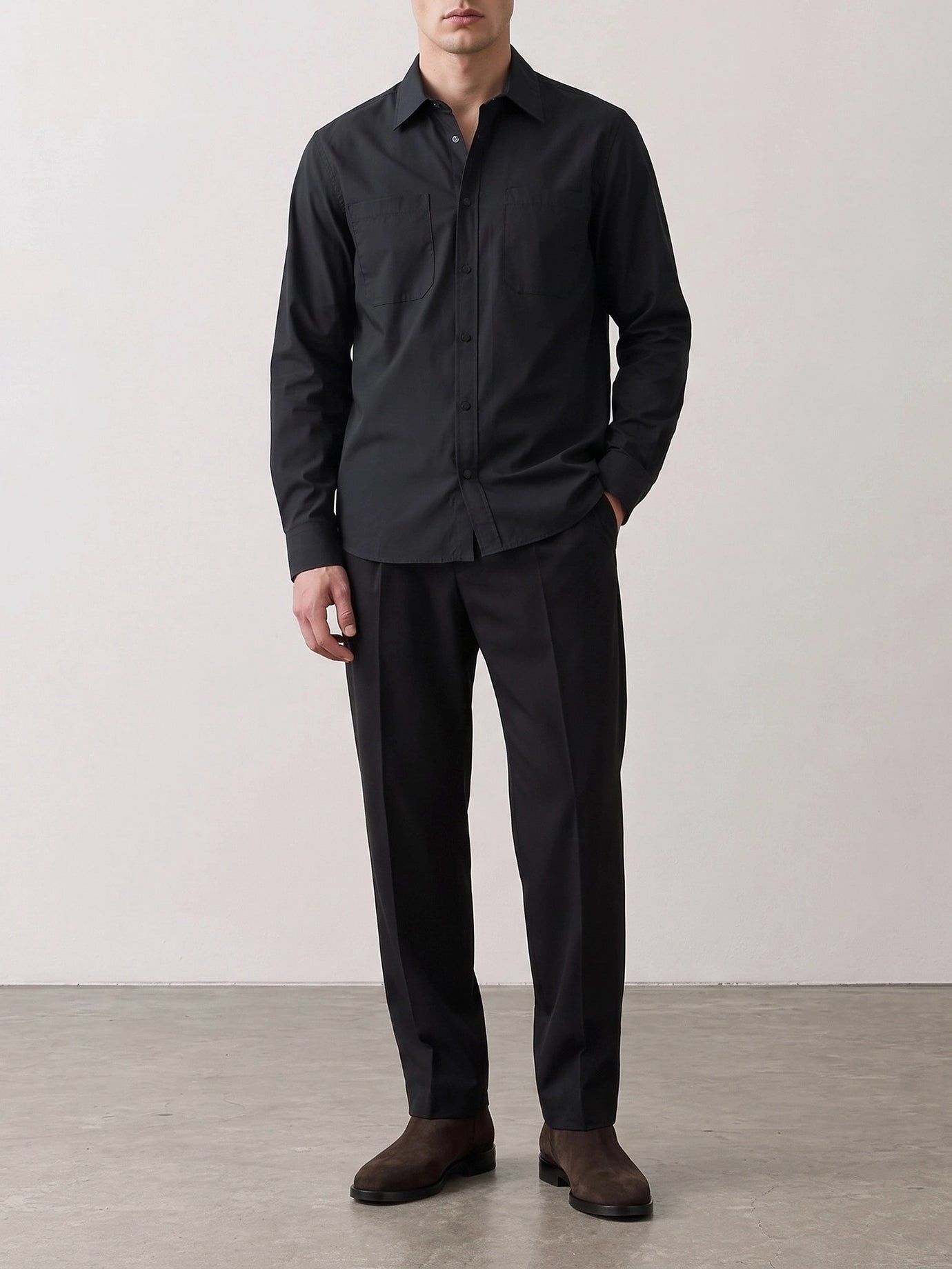 Leisure trousers Solid colour  Blue - Herno Men | PDP | VIETTI Online Store | thumbnail_2