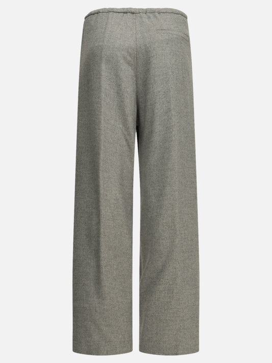 Herno Casual silk and cashmere pants Grey


