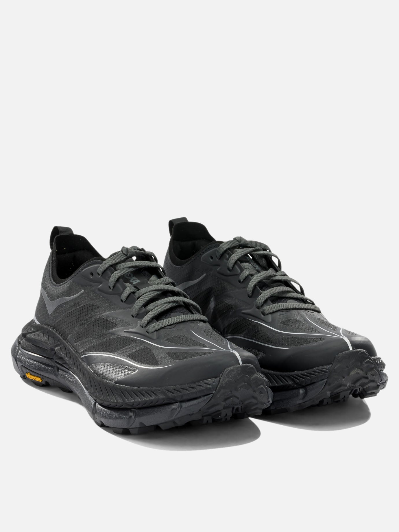 Low top sneakers 100% nylon - 100% rubber  Black - Hoka Men | PDP | VIETTI Online Store | Zoom-Modal_2
