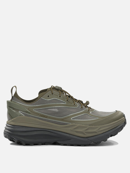 Hoka "Stinson One7" Low-Top Sneakers Green

