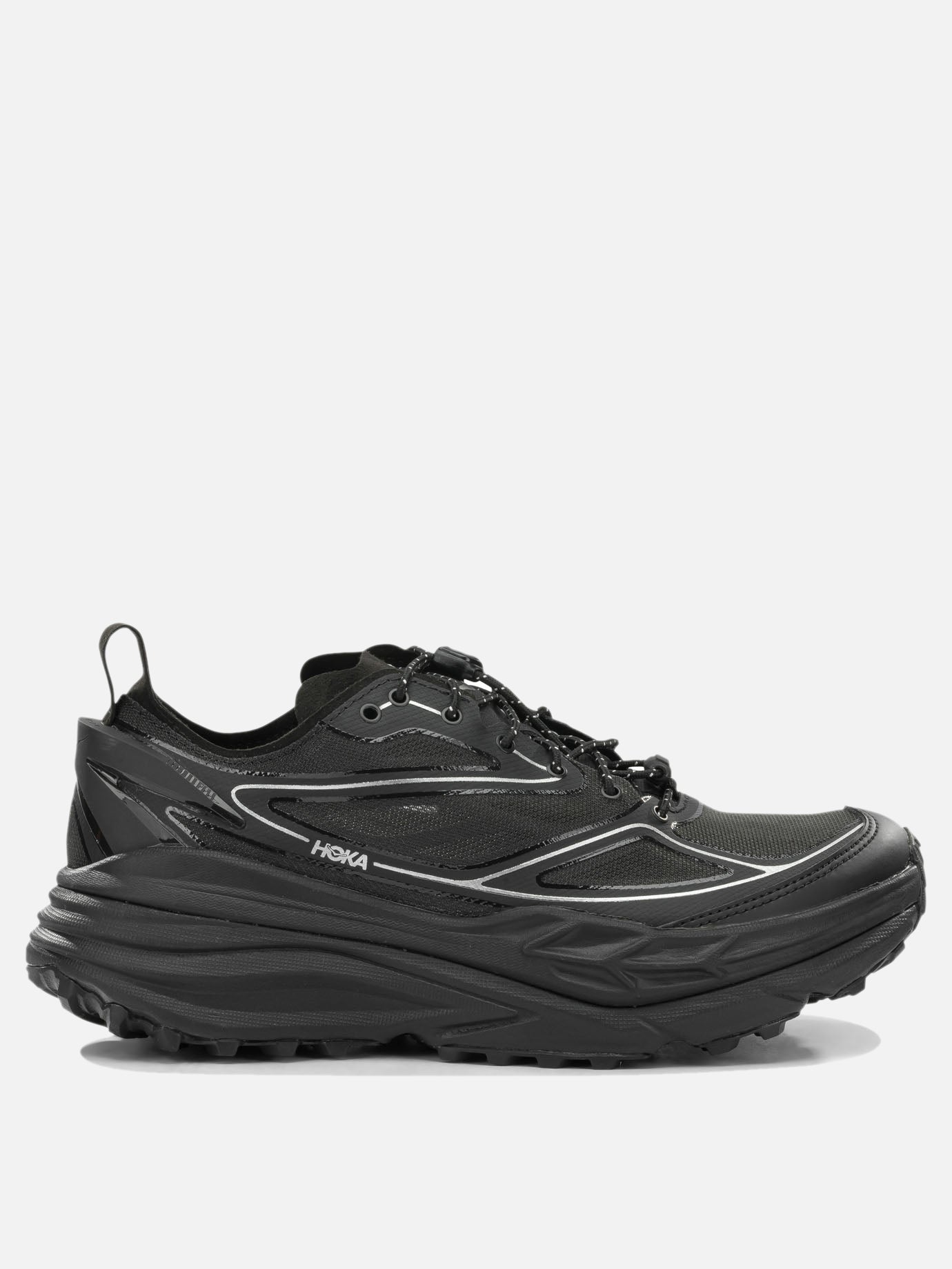 Low top sneakers 100% synthetic fabric - 100% rubber  Black - Hoka Men | PDP | VIETTI Online Store | Zoom-Modal
