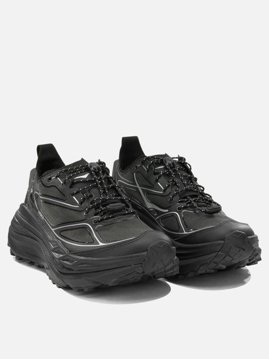 Low top sneakers 100% synthetic fabric - 100% rubber  Black - Hoka Men | PDP | VIETTI Online Store | 2
