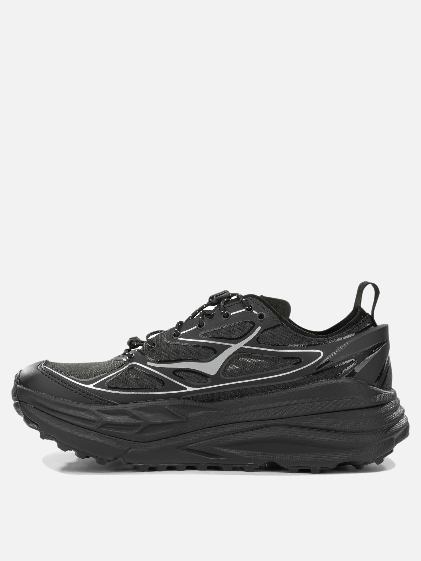 Low top sneakers 100% synthetic fabric - 100% rubber  Black - Hoka Men | PDP | VIETTI Online Store | thumbnail_3