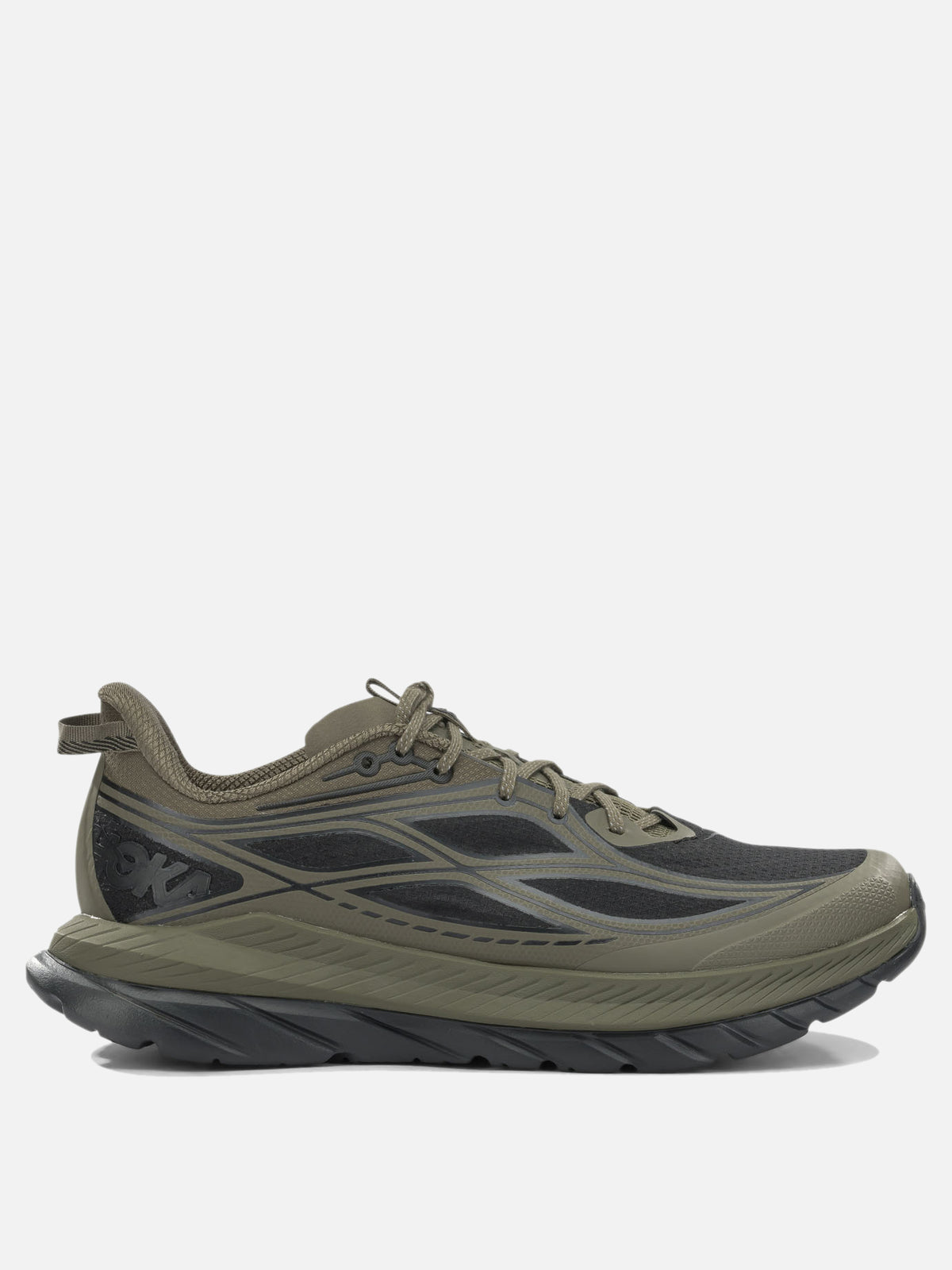 Hoka "Mach Remastered" Low-Top Sneakers Green

