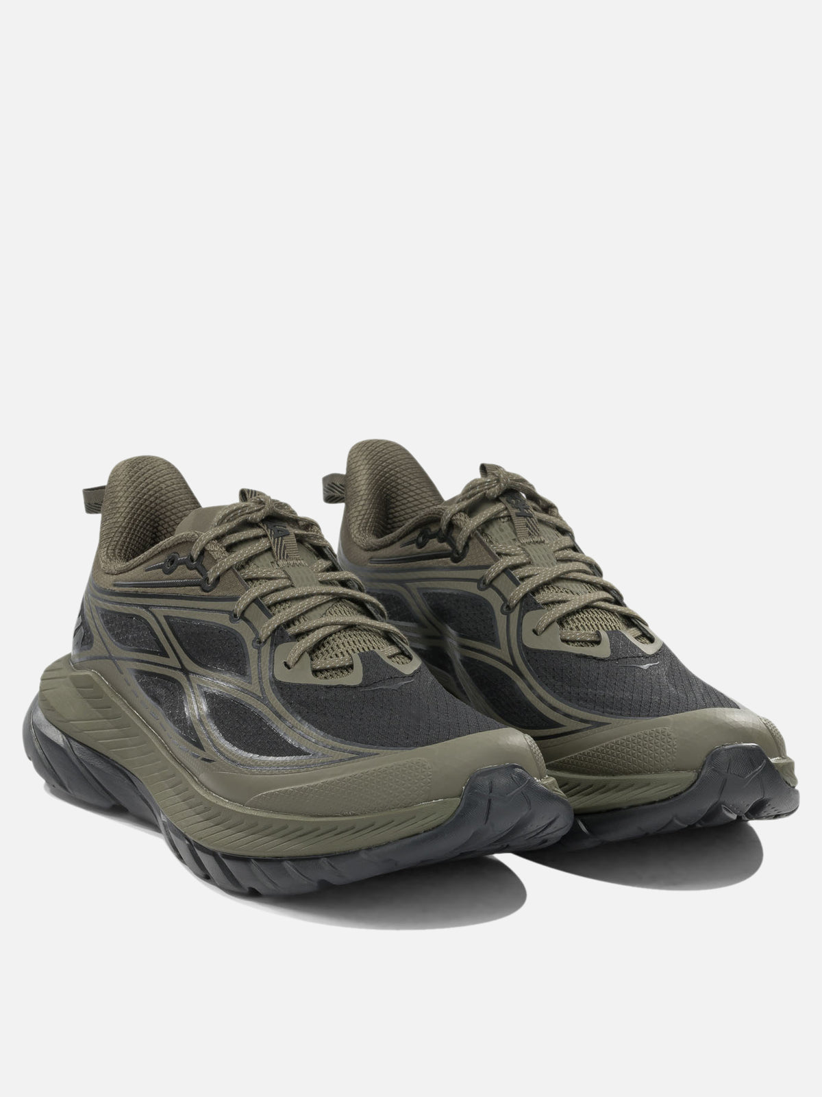 Hoka "Mach Remastered" Low-Top Sneakers Green - VIETTI