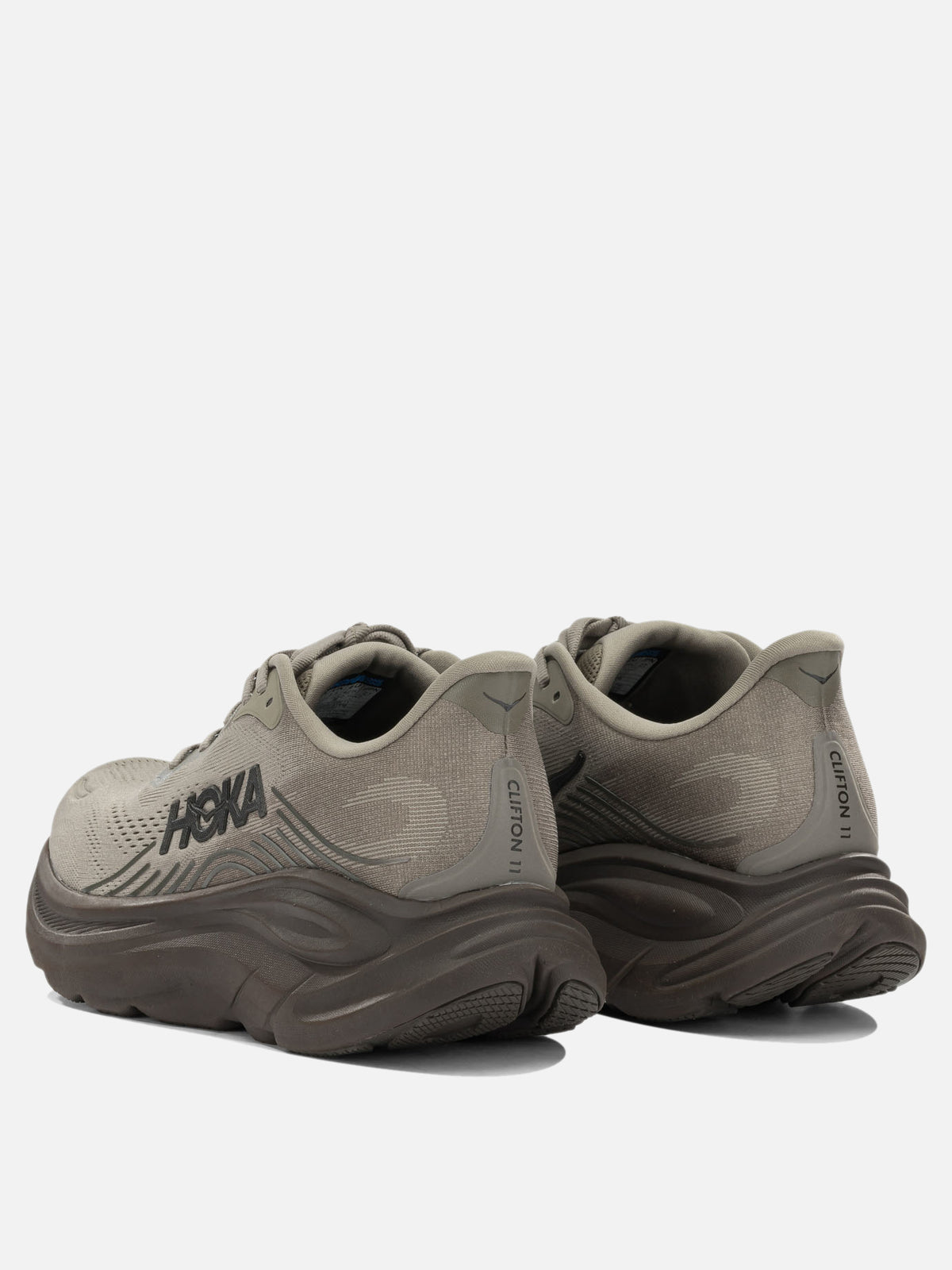 Hoka "Clifton 11" Low-Top Sneakers Grey - VIETTI