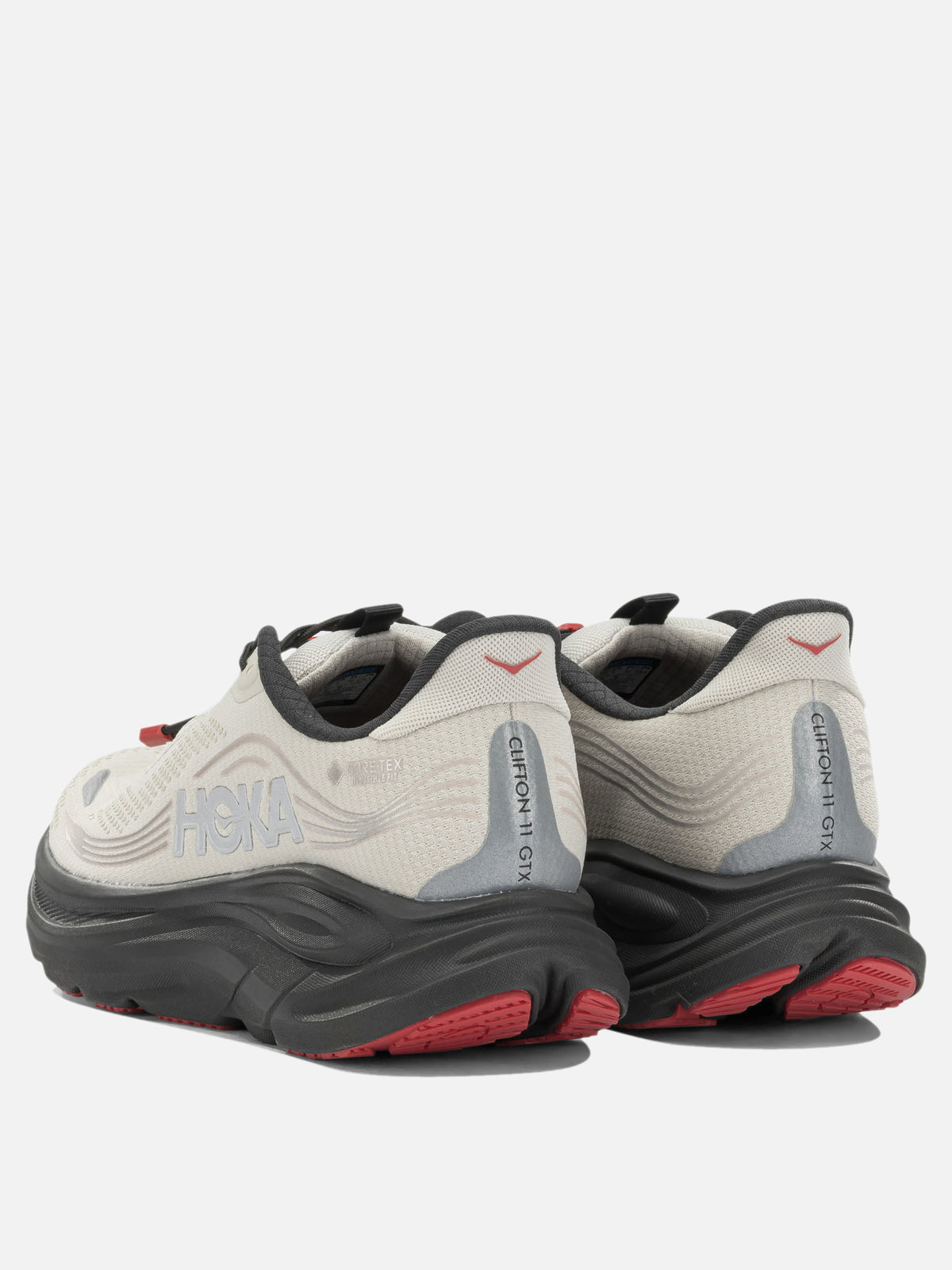 Hoka "Clifton 11 GTX" Low-Top Sneakers Grey - VIETTI