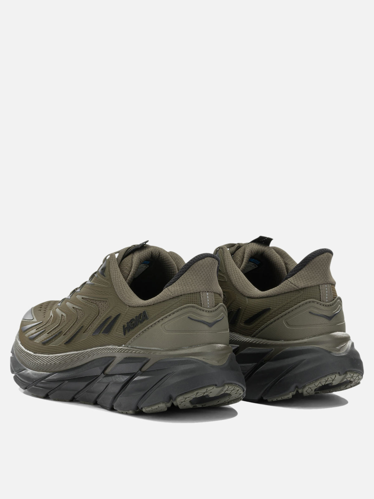 Hoka Snaker basse "Clifton UTL" Verde - VIETTI