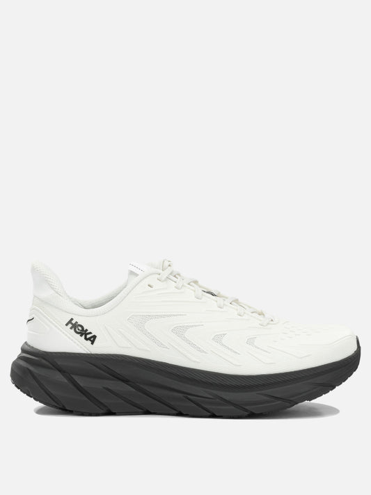 Hoka "Clifton UTL" Low-Top Sneakers White

