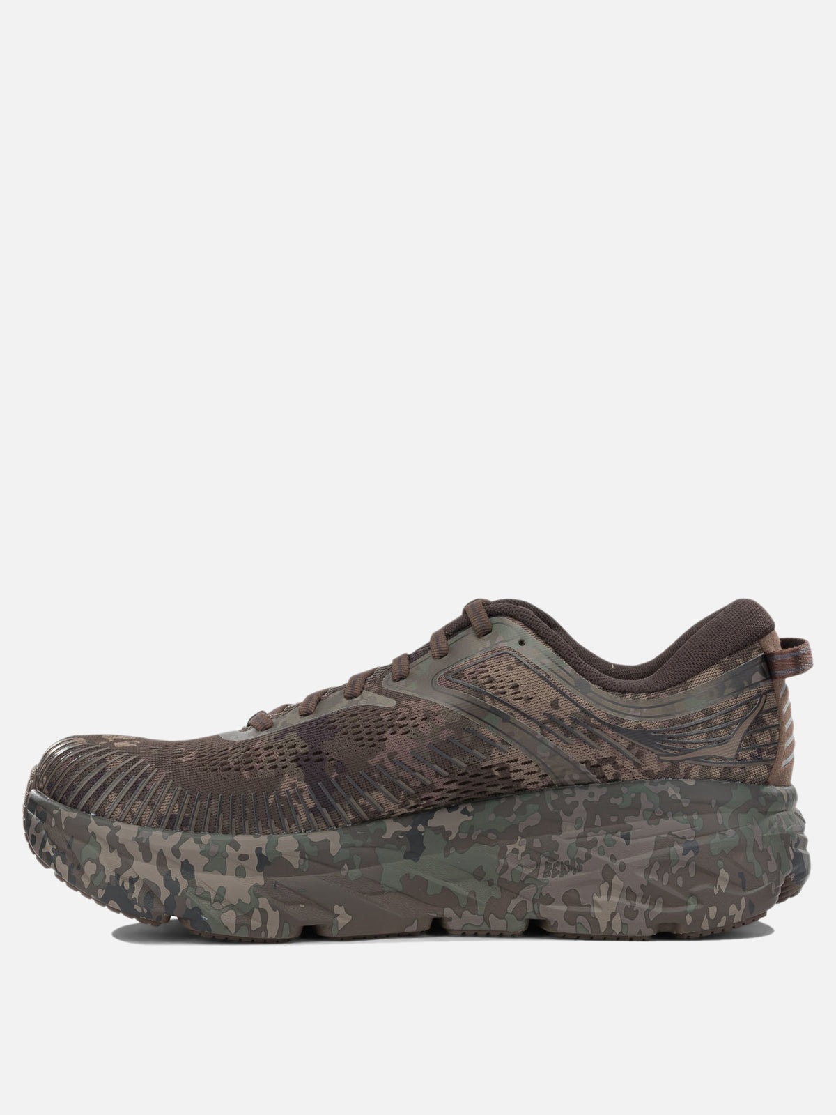 Hoka "Bondi 7 Beams" Low-Top Sneakers Brown

