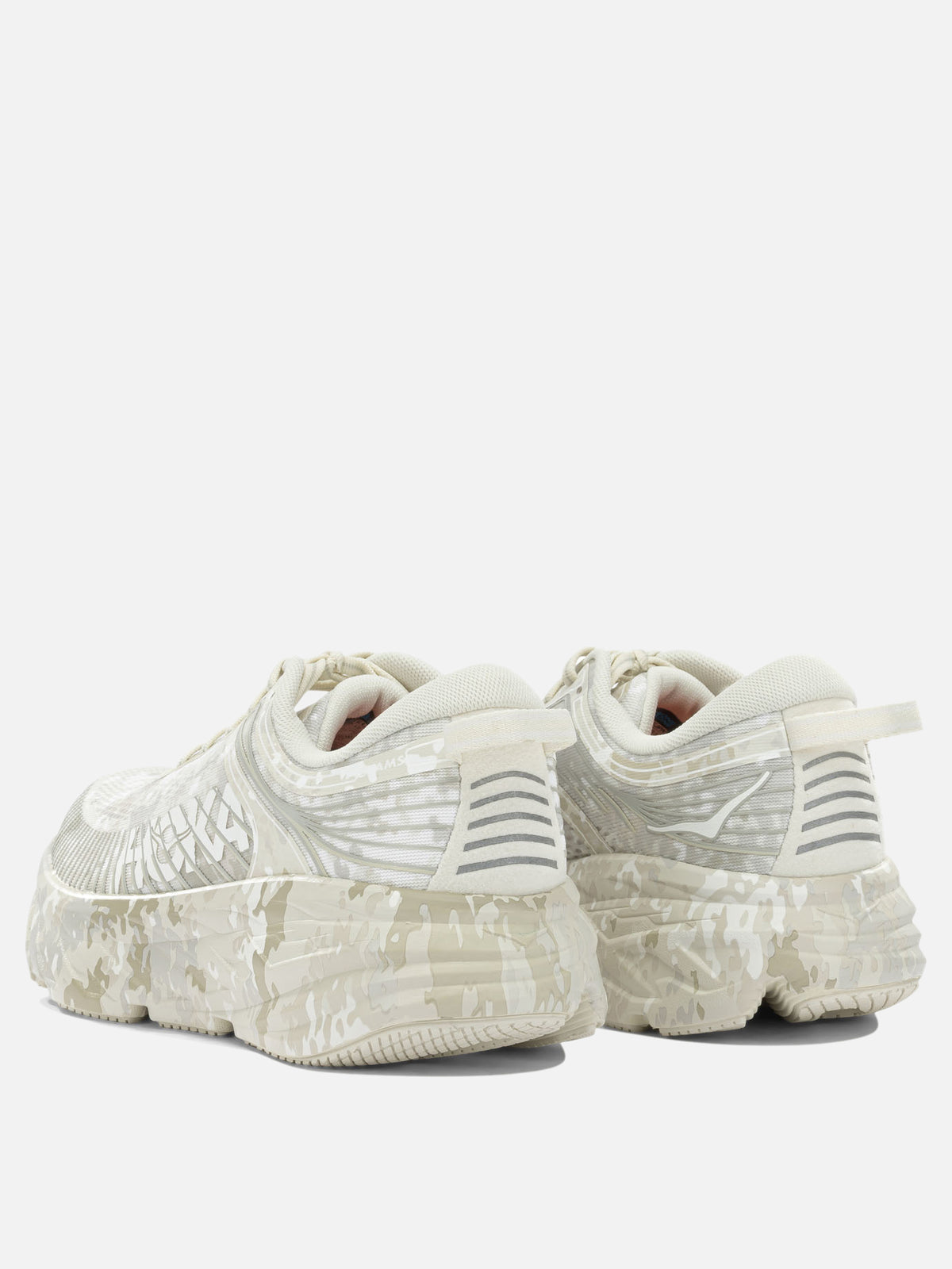 Hoka "Bondi 7 Beams" Low-Top Sneakers Beige - VIETTI