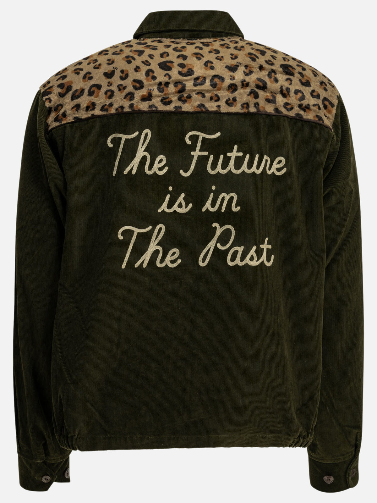 Human Made "Leopard" Overshirt Jacket Green - VIETTI