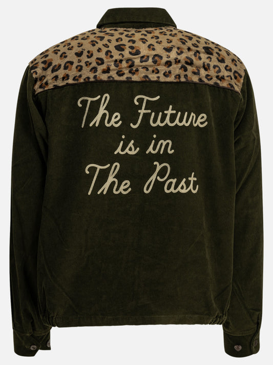 Human Made "Leopard" Overshirt Jacket Green

